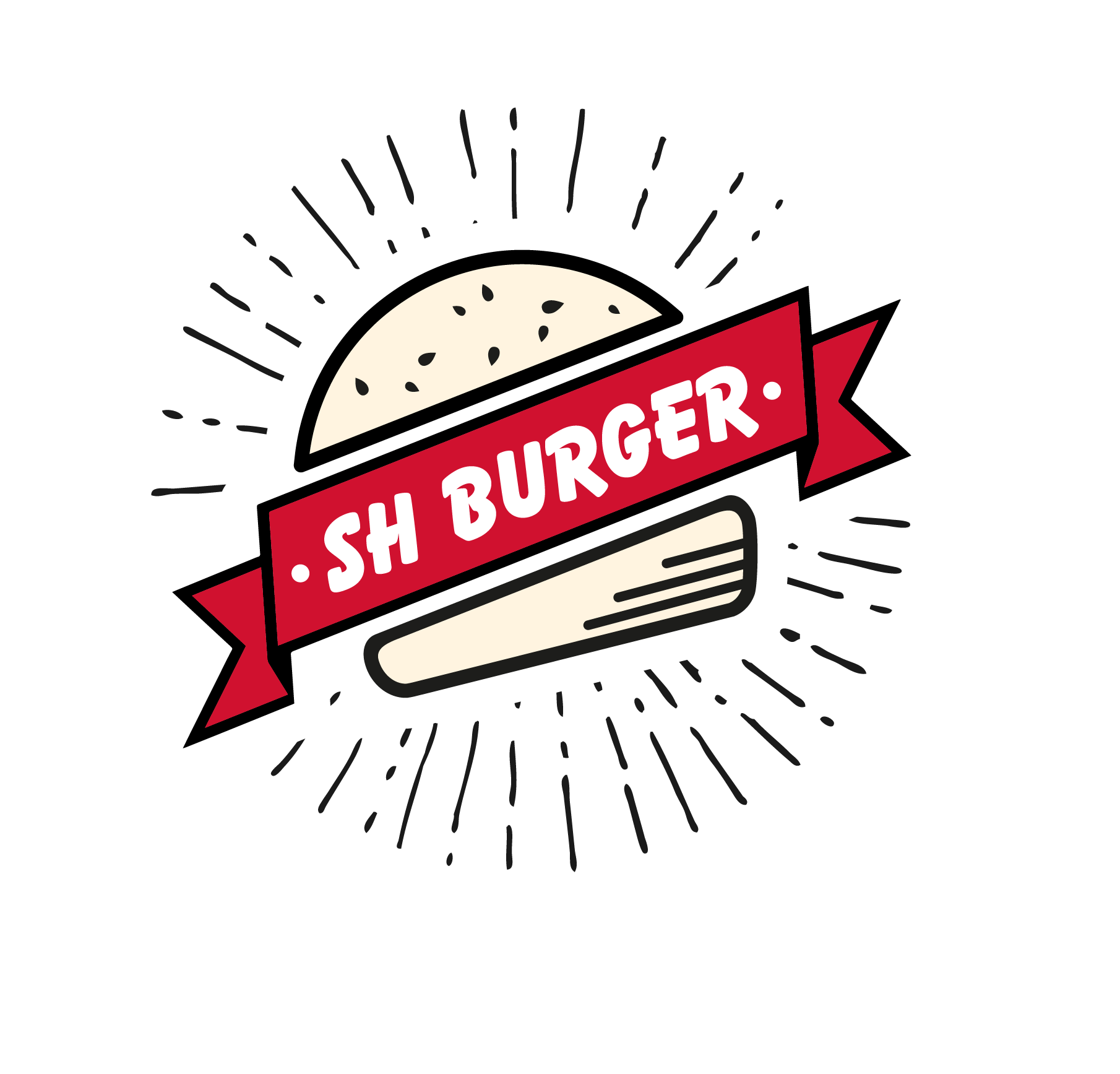 burger cerna Kreslicí plátno 1